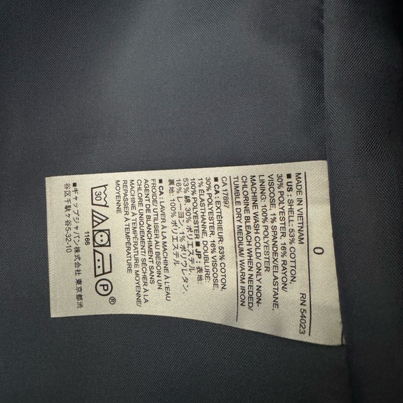 Banana Republic Factory, blazer, size 0, blue - Picture 3 of 4